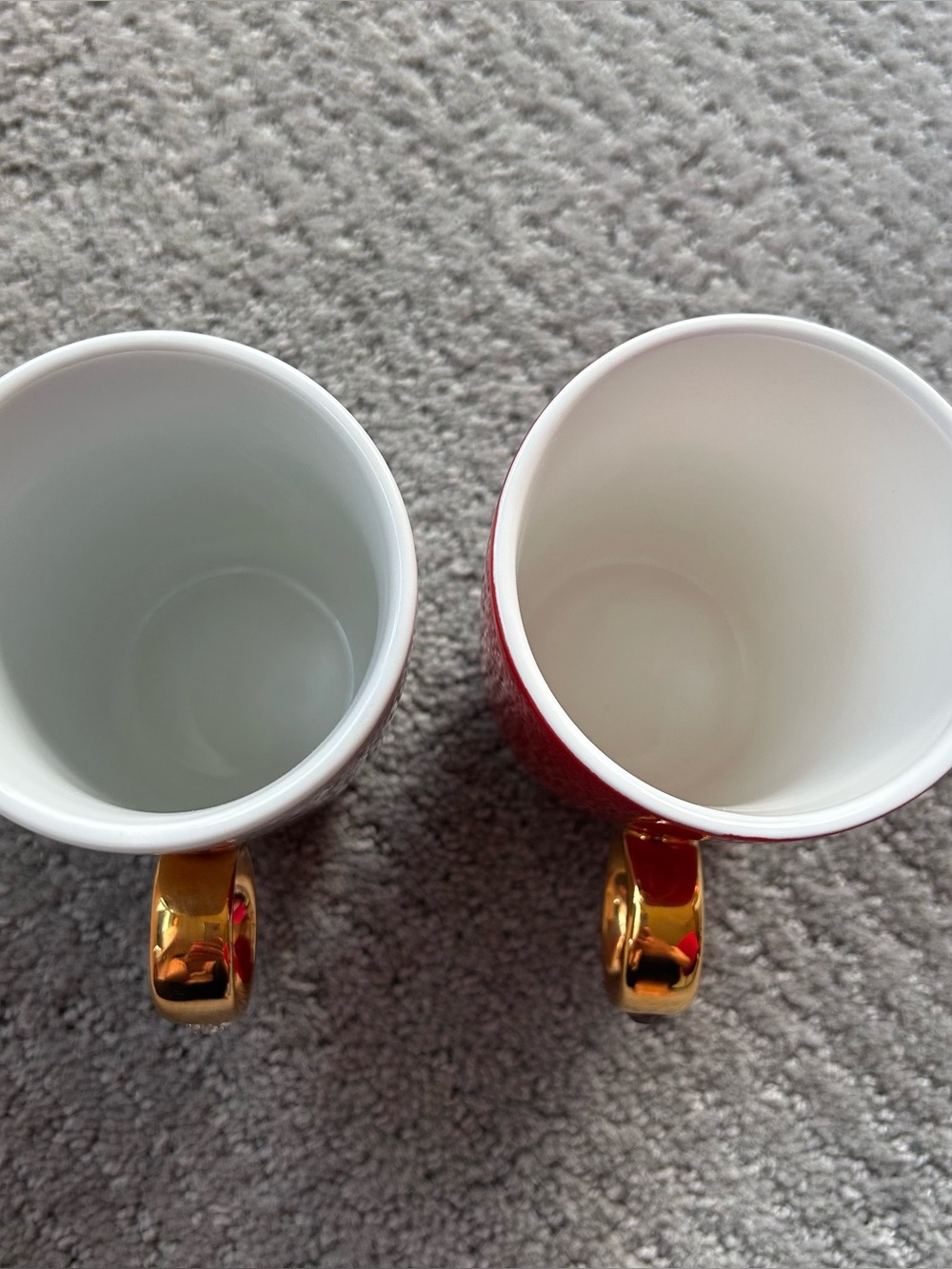 Set of 2 Fred Ring Espresso Mugs. Diamond and Ruby. - Picture 2 of 4